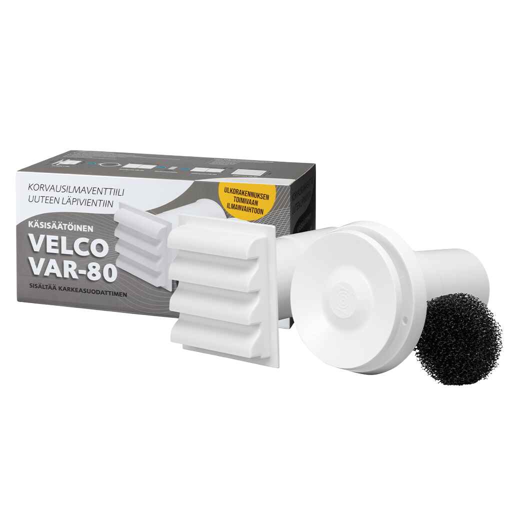 Korvausilmaventtiili Velco VAR-80