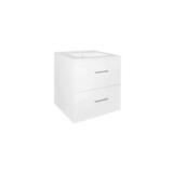 Allaskaappi laatikoilla valkea