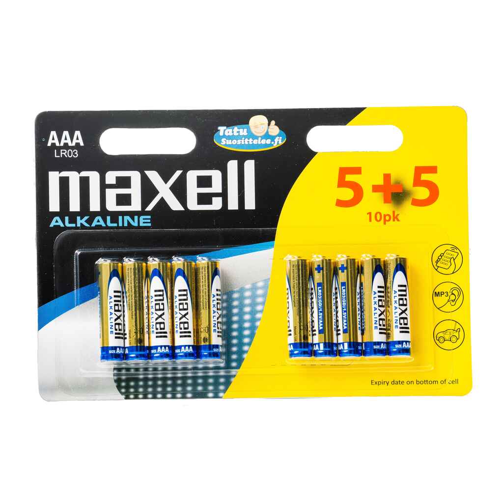 Paristo Maxell AAA LR3 5+5-pack