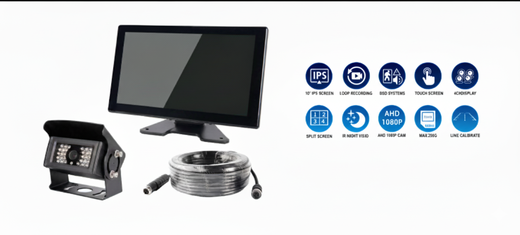 Peruutuskamerasarja Revon RPK1010AI 10,1" (AI, AHD 1080p)