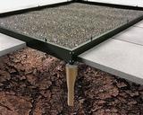 Kasvihuoneen sokkeli Halls Popular 3,8 m² musta