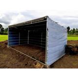 Tuulensuojakatos 6x3x2,7m Ranch Farm