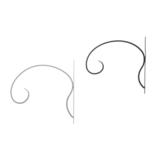 Amppeli- ja lyhtykoukku Venice lajitelma