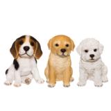 Patsas koiranpentu istuva 16 cm