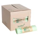 Biojätepussi 40 L bioMat, sangaton