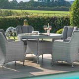 Puutarhapöytä ASCOT Ø121xK75cm, harmaa