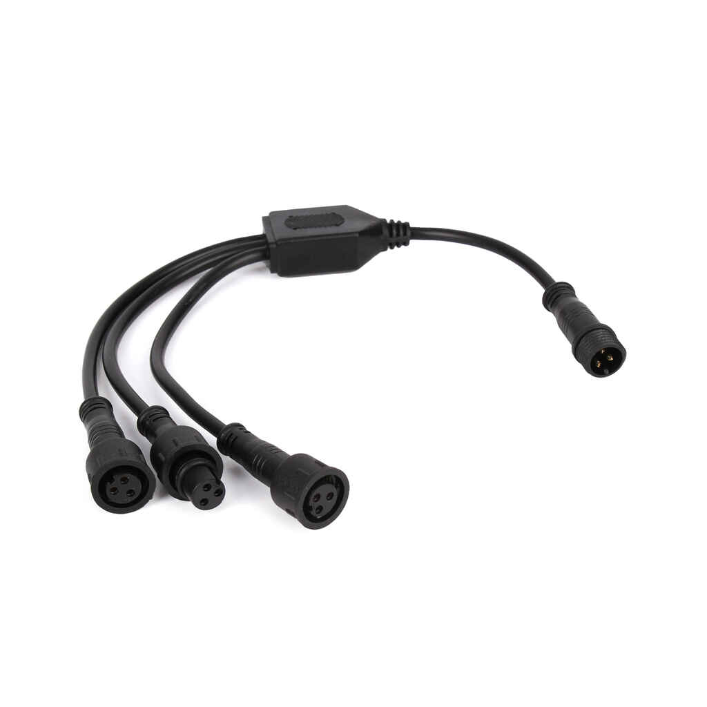 Pilkkiteltan valosarjan 3-pistokkeen haaroitin Väinö LED