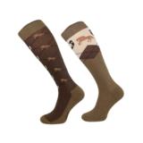 Ratsastussukat Wahlstén hevosenkenkäkuvio