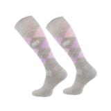 Sukat Caro Soft ruudullinen, harmaa