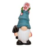 Puutarhatonttu kukka vaalpunainen 30 cm