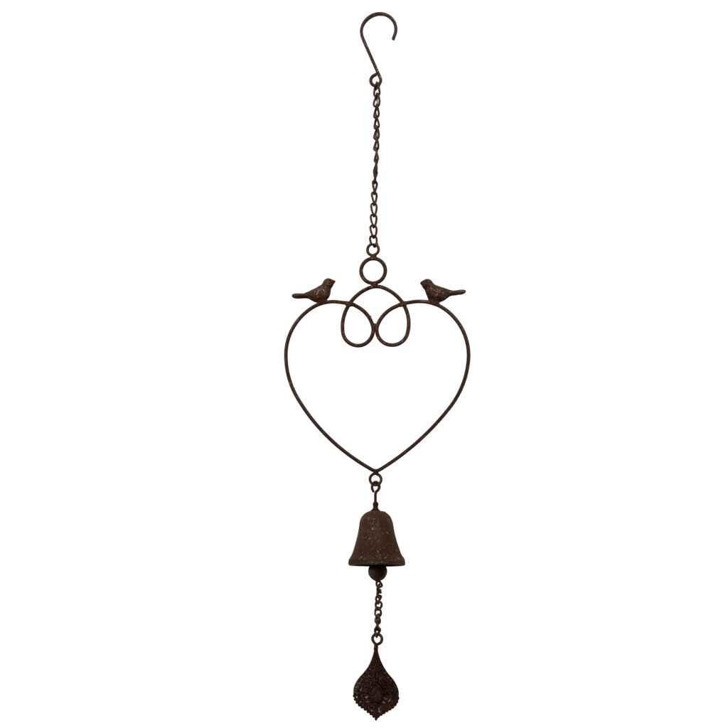 Antiikinruskea tuulikello pihaan ja puutarhaan